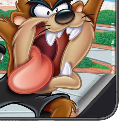 Looney Tunes Tasmanian Devil Surfboard Galaxy S25 Skin